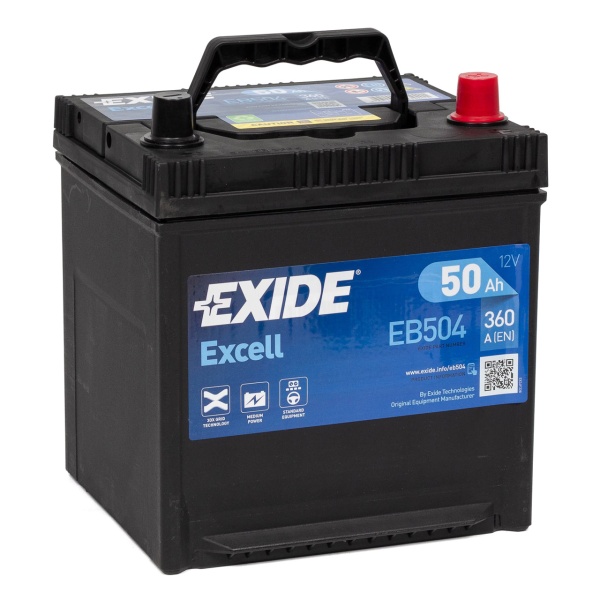 Baterie Exide Excell 50Ah 360A 12V EB504